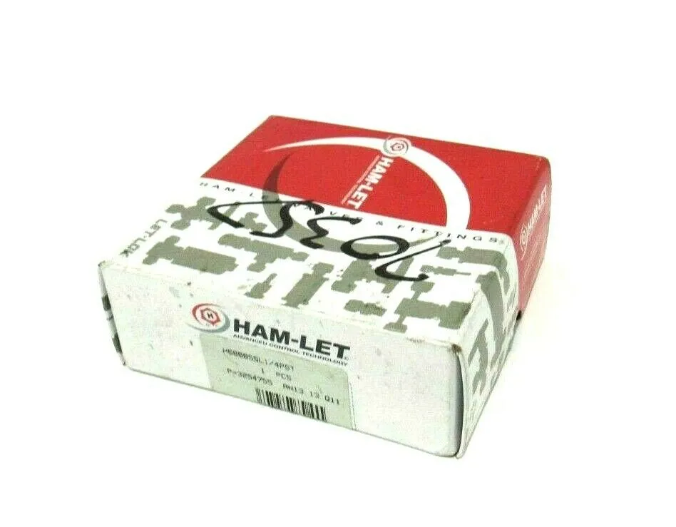 NEW SEALED HAM-LET H6800SSL1/4PST VALVE H6800SSL14PST