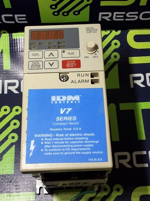 IDM CONTROLS CIMR-V7AU20P4 3 PHASE INVERTER DRIVE