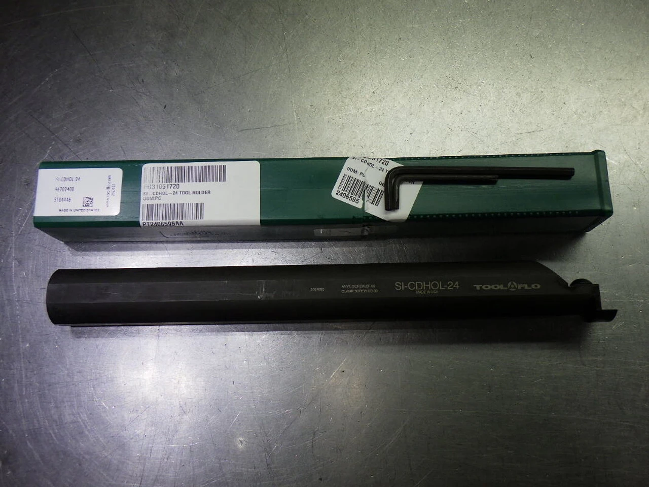 Tool-Flo V-Bottom Threading Boring Bar 1.5" Shank SI-CDHOL-24 (LOC1088A)