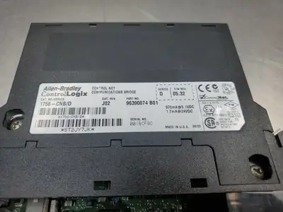 Used Allen-Bradley 1756-CNB/D CAT Rev L01 F/W 5.38.40 PLC Ethernet Equipment South Carolina US | Palmetto Automation #1157870