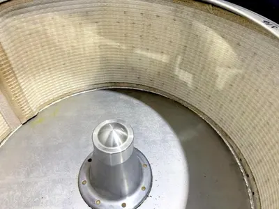 North Star 755 XP perforate basket centrifuge, 304SS.