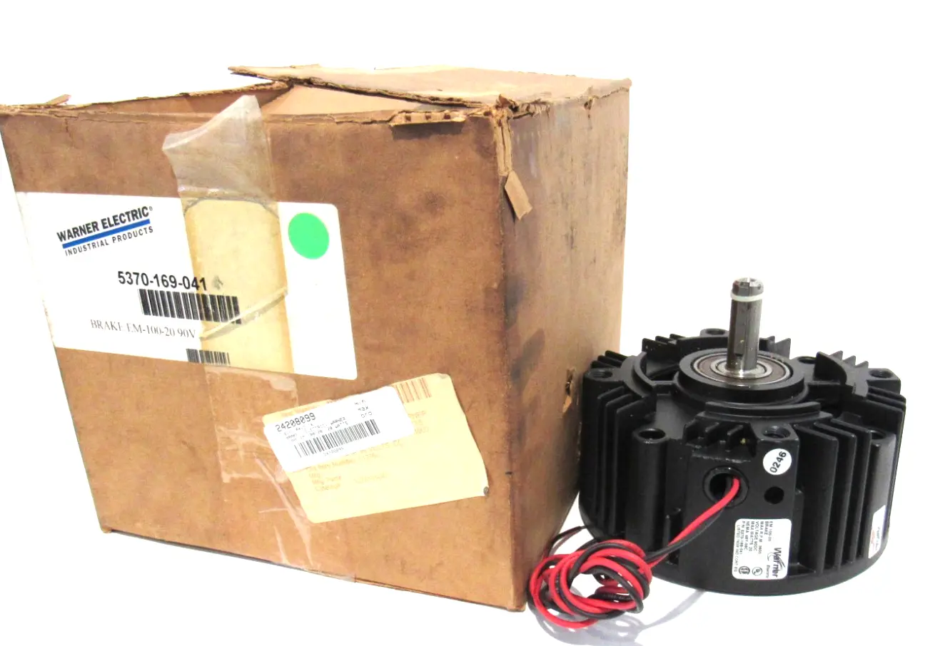 NEW WARNER ELECTRIC 5370-169-041 ELECTRIC BRAKE EM-100-20 90V 5370169041