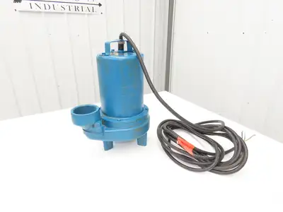Barnes 3SE1074L Submersible Sewage Ejector Sump Pump 3"NPT 1Hp 240V 1PH 200GPM