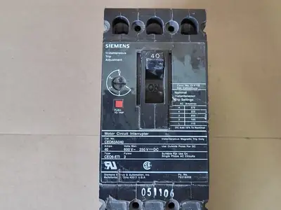 USED SIEMENS CED63A040