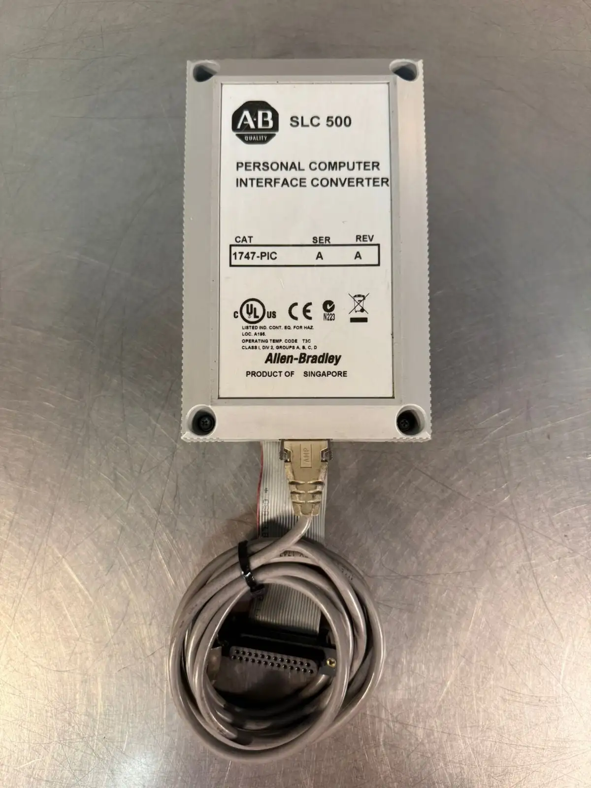Allen Bradley 1747-PIC /A Rev. A SLC 500 Converter Unmp (7.2.3)
