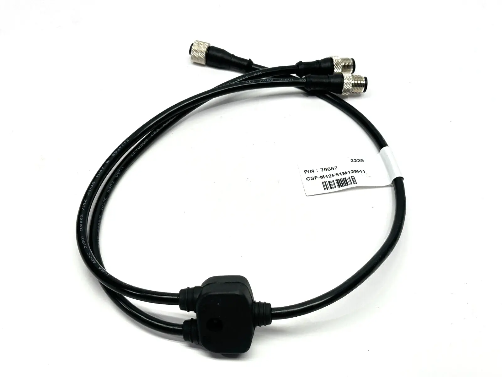 CSF-M12F51M12M41, 79657 | Banner CSF-M12F51M12M41 Splitter M12F to M12M and M12M 79657 - New Other