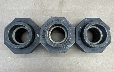 1" 3000 Socket Weld Union SA/A105 Forged Steel Fitting || (3) NOS - WARRANTY!