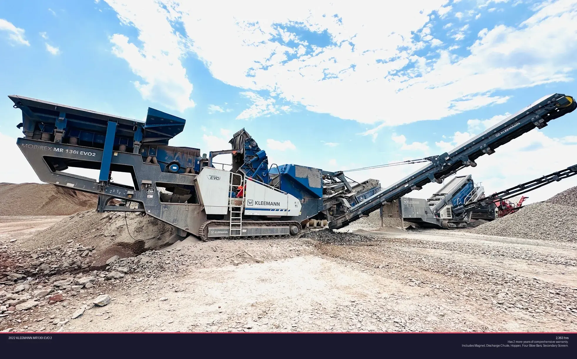 Used 2022 KLEEMANN MR130I EVO 2 Crushers New Jersey US | Proxy Equipment #1385167