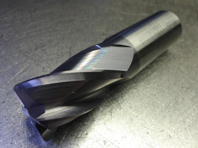 YG-1 1" 4 Flute Carbide CR Endmill 1" Shank .090" R 07600TF-090 (LOC3541)