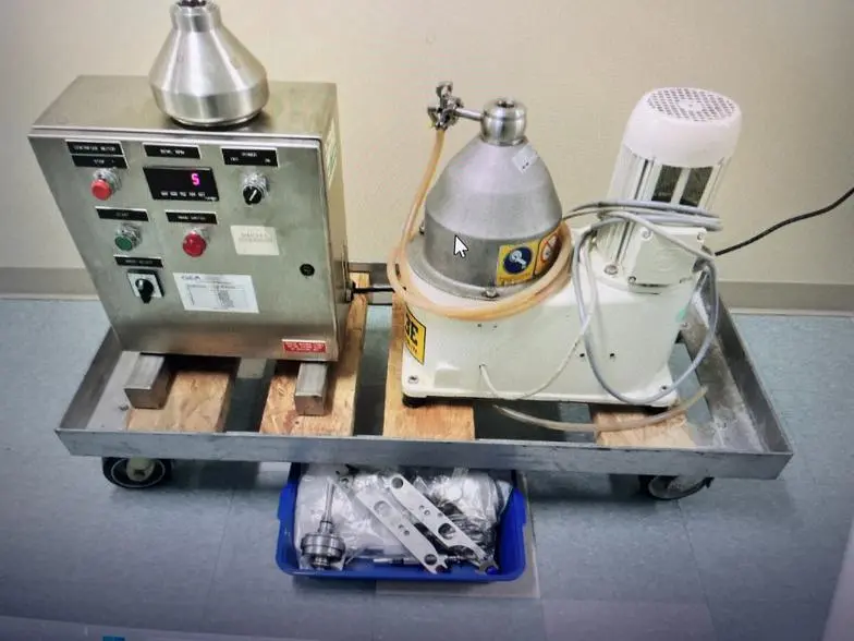 Used- GEA Westfalia CTC-1-06-107 Solid Bowl Disc Centrifuge