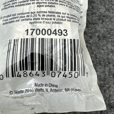 New | in-Stock Watts A-493 Misc Industrial Equipment | Davliegogo LLC #1709227