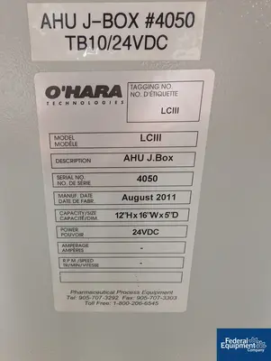 USED O'HARA 36" O'Hara Labcoat Coating Pan, Model LC3