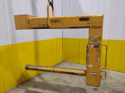 USED CALDWELL 81P-4-50 PAPER ROLL LIFTERCAPACITY 8,000 LBS
