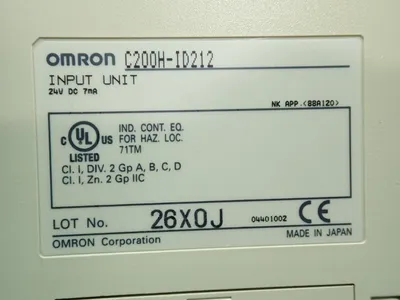USED OMRON C200HID212