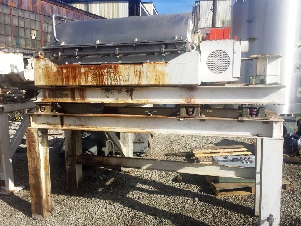 (2) Sharples P3400 sanitary decanter centrifuges, 316SS.