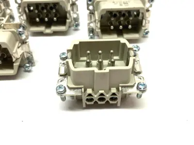 70.310.0640.0 | Wieland  Heavy Duty Hood Insert 6+PE Contacts 500V 16A LOT OF 6 - New Other