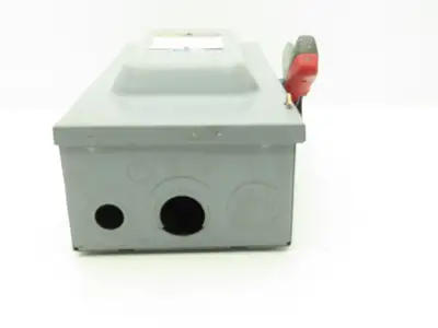 Square D HU362 Safety Disconnect Switch 60A 600VAC 3Ph 3P Series F05