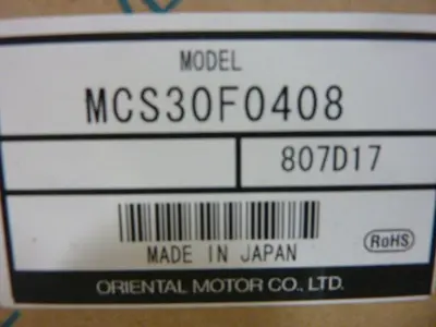 USED ORIENTAL MOTOR MCS30F0408