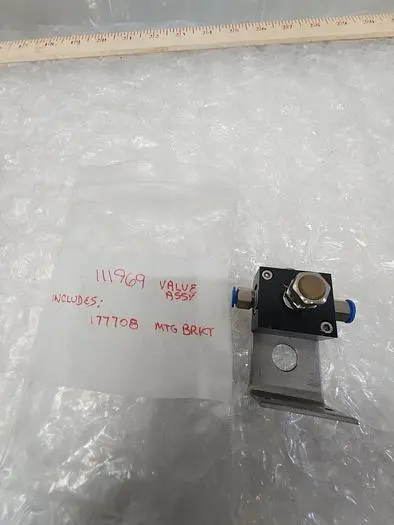 111969 VALVE ASSEMBLY , 177708 MTG BRKT