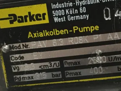 USED PARKER PAV63R08KP1AA