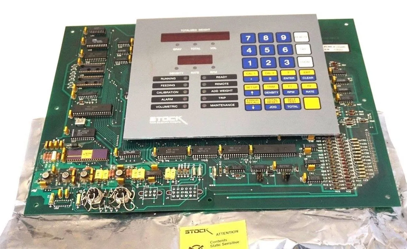 NEW STOCK EQUIPMENT A22430 REV. A TOTALIZED WEIGHT INTERFACE PANEL A22430 D23347