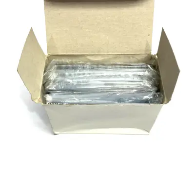 USED HUBBELL METALLIC PLATE, 1-GANG GFCI STAINLESS STEEL PKG OF 10