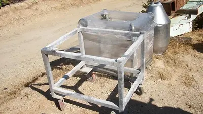 Cart, 24" x 30" x 25", S/st, 1-1/2" Square Tubing #S741976