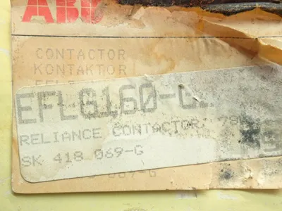 New | in-Stock ABB EFLG1603P PLC Contactors Ohio US | HGR 24 #907590