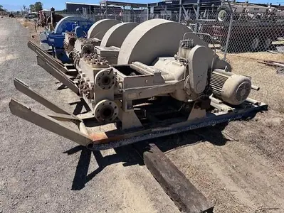 GASO 3968-F / 100 HP Triplex Pump Size 2.5” x 5” with Steel Fluid End SN 44484