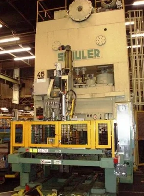 400 Ton, SCHULER P2E2Sqs-400/2.2/04, 400mm STR, 2200X800mmBA, (2)ROL BOL, 2 PRES