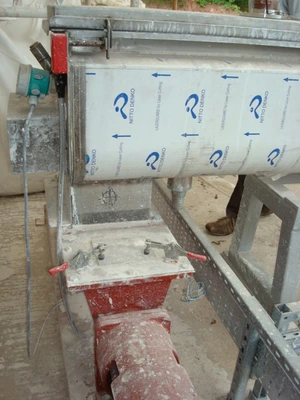 S/S Jktd Continuous Twin Screw Mixer Conveyor 3 Mt