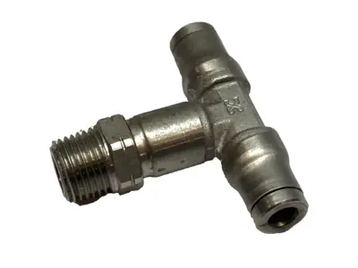 Used Norgren Push-In Swivel Male Branch Tee 1/4" Tube x 1/8" MNPT LOT OF 4 Valves/Fittings Michigan US | Maverick Industrial Sales #1398204