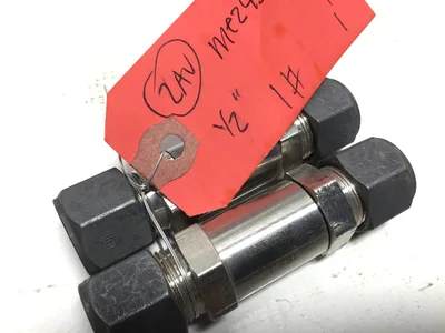 Parker Nupro SS-8C-1 1PSI Stainless Steel Poppet Check Valve