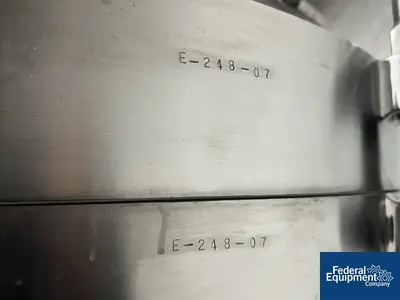 USED Feldmeier 160 Gal Feldmeier Reactor, 316L S/S, 50/150#