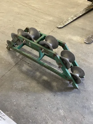 Greenlee 48″ Radius Right Angle Conveyor Sheave w/ 5” x 7” Wheels