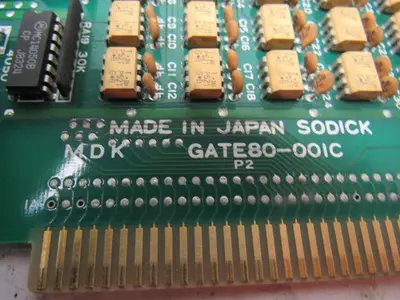 Sodick GATE80-00IC PLC Circuit Board Card From Fine Sodick FS-A4F