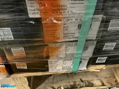 Pallet of Mixed Vinyl Flooring