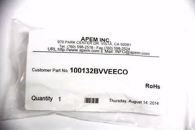 APEM INC. 100-132BV Pushbutton Switches | ANACAPA EQUIPMENT BROKERS, INC (6)