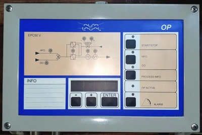(3) NEW: Alfa-Laval EPC-50 V control units.