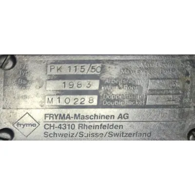 USED FRYMA-MASCHINEN AG PK 115/50