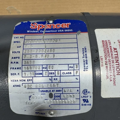 USED Spencer 35N680-0863G1