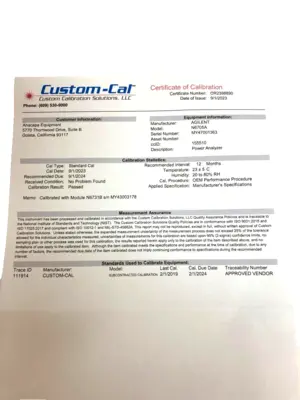 Agilent N6705A Power Quality Analyzers | ANACAPA EQUIPMENT BROKERS, INC (5)