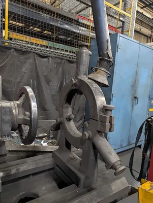 Hwacheon Manual Lathe Apprx. 20" 3-Jaw Chuck, Apprx. 76" distance between centers, , Apprx. 24-26"
