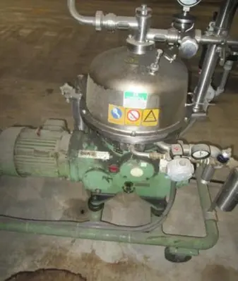 Westfalia NA 7-06-076 clarifier centrifuge, 316SS.