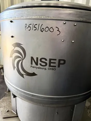North Star 755 XP perforate basket centrifuge, 304SS.