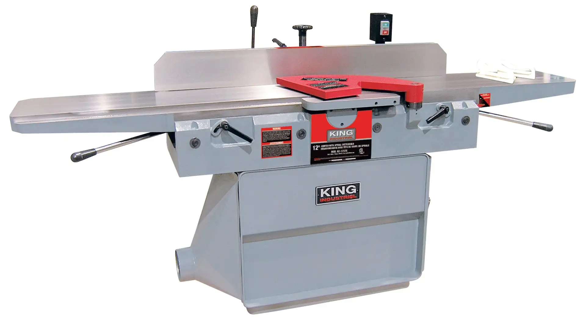New | in-Stock KING CANADA KC-125FX Woodworking Jointers British Columbia CA | Lenmark #273529