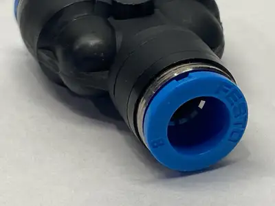 QSY-8, 153150 | Festo QSY-8 Push-In Y-Connector/Fitting 8mm Tube O.D. 153150 LOT OF 2 - New Other
