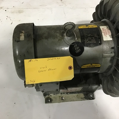 Spencer VB030B-011 Vortex Blower Max Operating Amps 4.7 @460Volts with Baldor Motor