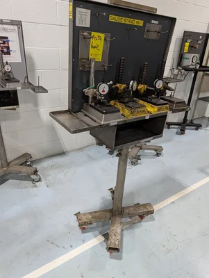 (2) Portable Gage Stands W/ Precision Tooling
