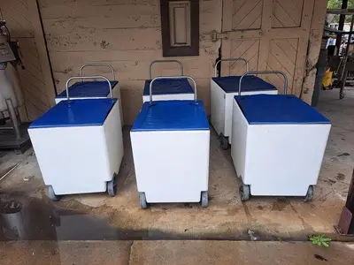 Cart, 26" x 18" x 23", Insulated, On Wheels (6) #S734619